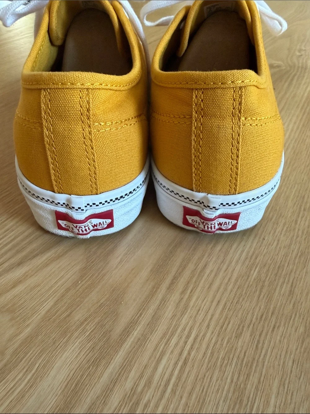 Vans Women’s Doheny Decon Golden Yellow Canvas Sneakers 9